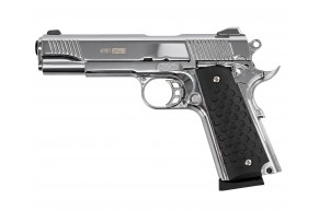 Сигнальный пистолет Курс-С К1911 5.5 мм (10ТК, Colt 1911, хром)