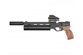 Пневматический пистолет KrugerGun Корсар 5.5 мм (d42, ствол 240, прямоток, манометр, дерево)