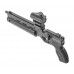 Пневматический пистолет KrugerGun Корсар 6.35 мм (D42, ствол 240, прямоток, манометр, пластик)