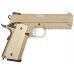 Страйкбольный пистолет WE Colt М1911А1 Desert Warrior 4.3 (Tan, Weaver, Green Gas, WE-E011-TN)