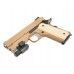 Страйкбольный пистолет WE Colt М1911А1 Desert Warrior 4.3 (Tan, Weaver, Green Gas, WE-E011-TN)