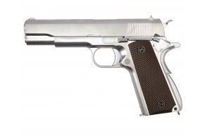 Страйкбольный пистолет WE Colt M1911A1 Gen 2 (silver, CO2, WE-E017C-SV)