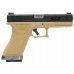 Страйкбольный пистолет WE Glock 18 G-Force (WE-G002WET-2, tan, черный, Green Gas)