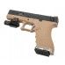 Страйкбольный пистолет WE Glock 18 G-Force (WE-G002WET-2, tan, черный, Green Gas)