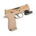 Страйкбольный пистолет WE Sig Sauer P-320 M18 (WE-F008-TAN, песочный)