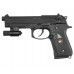 Страйкбольный пистолет WE Beretta M92F (CO2, черный, Weaver, WE-M008-M9A1-CO2 / CP321)