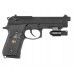 Страйкбольный пистолет WE Beretta M92F (CO2, черный, Weaver, WE-M008-M9A1-CO2 / CP321)