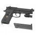 Страйкбольный пистолет WE Beretta M92F (CO2, черный, Weaver, WE-M008-M9A1-CO2 / CP321)