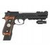 Страйкбольный пистолет WE Beretta M92F (Biohazard, WE-M92-SPL-1 - Brown)