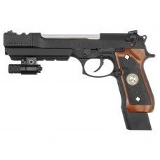 Страйкбольный пистолет WE Beretta M92F (Biohazard, WE-M92-SPL-1 - Brown)