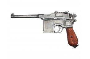 Макет пистолета Denix Mauser C96 (D7/M-1024-OLD, 1896 г, Германия, дерево, состаренный)