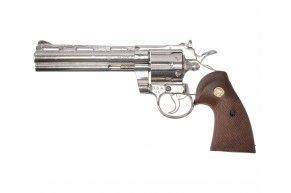 Макет револьвера Denix Colt Python .357 Magnum (D7-6304, США, никель, 1955 г, 310 мм)