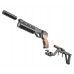 Пневматический пистолет KrugerGun Корсар 6.35 мм (180 мм, d42, прямоток, манометр, приклад, дерево)
