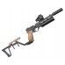 Пневматический пистолет KrugerGun Корсар 6.35 мм (180 мм, d42, прямоток, манометр, приклад, дерево)