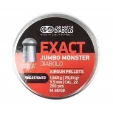 Пули пневматические JSB Exact Monster Diabolo Redisigned 5.5 мм (200 шт, 1.645 г)