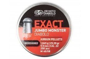 Пули пневматические JSB Exact Monster Diabolo Redisigned 5.5 мм (200 шт, 1.645 г)