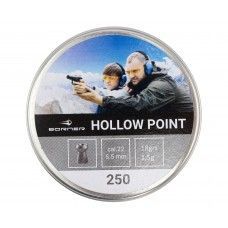 Пули пневматические Borner Hollow Point 5.5 мм (250 шт, 1.5 грамм)