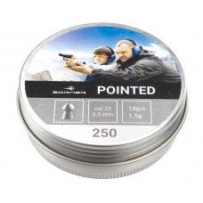 Пули пневматические Borner Pointed 5.5 мм (250 шт, 1.5 грамма)