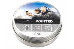 Пули пневматические Borner Pointed 5.5 мм (250 шт, 1.5 грамма)