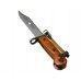 ММГ Штык-ножа АК ШНС-001-01 макет (для АКМ), коричневая рукоятка с резиновой накладкой на металлических ножнах, без пропила, в коллекционном исполнении "Люкс"