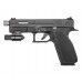 Страйкбольный пистолет KJW KP-13F (с резьбой, full auto, Gas, черный)