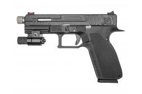 Страйкбольный пистолет KJW KP-13F (CO2, full auto, 6 мм, резьба, черный)