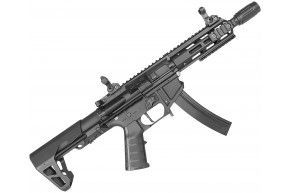 Страйкбольный автомат King Arms PDW 9mm SBR M-LOK (KA-AG-220-BK, черный, 6 мм)