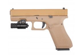 Уценка Страйкбольный пистолет WE Glock 17 Gen 5 (6 мм, GBB, Tan, WE-G001VB-TAN, уценка)