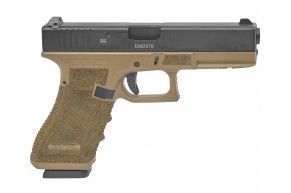 Страйкбольный пистолет Double Bell G17 (Грин Газ, 721D, tan, 6 мм)