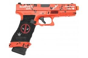 Страйкбольный пистолет Double Bell G17 DP (301, Green Gas, black, red)