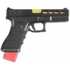 Страйкбольный пистолет Double Bell G17 Zev (черный, 841, CO2, 6 мм)