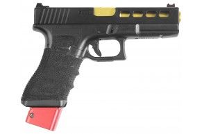 Страйкбольный пистолет Double Bell G17 Zev (черный, 841, CO2)