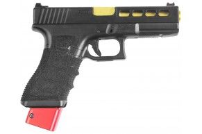 Страйкбольный пистолет Double Bell G17 Zev (Грин Газ, 741, black)