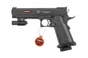 Страйкбольный пистолет Double Bell TTI 2011 Combat Master (Грин Газ, 6 мм, 789, black)