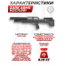 Цевье Zark Arms KGC11.001 для винтовки KrugerGun Снайпер BullPup D40 (черное, Weaver, 182 мм, резервуар 430)