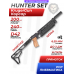 Пистолет KrugerGun Корсар 6.35 мм комплект Hunter подарочный (D42, 240 мм, манометр, приклад, цевье)