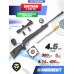 Винтовка Hatsan 125 TH 4.5 мм комплект Hunter подарочный (прицел, кольца, мишени, пули, пружина)
