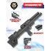 Пневматическая винтовка Krugergun Снайпер 6.35 мм Буллпап (420 мм, резервуар 510, взвод передний, редуктор, регулируемый тыльник, пластик)