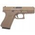 Страйкбольный пистолет WE Glock 19 Gen5 (Tan, 6 мм, GBB, Gas, WE-G003VB-TAN)