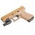 Страйкбольный пистолет WE Glock 19 Gen5 (Tan, 6 мм, GBB, Gas, WE-G003VB-TAN)