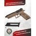 Страйкбольный пистолет KJW CZ P-09 TBC (6 мм, CO2, Tan, с резьбой)