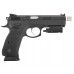 Страйкбольный пистолет KJW CZ-75 SP-01 Shadow TBC (Green Gas, 6 мм, удлиненный ствол)