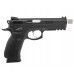 Страйкбольный пистолет KJW CZ-75 SP-01 Shadow TBC (CO2, 6 мм, с резьбой, GBB)