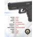 Пневматический пистолет Stalker S17GM 4.5 мм (Глок 17, CO2, ST-12051GM)