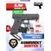 Страйкбольный пистолет KJW Glock G17 комплект Hunter №1 подарочный (Глок, 10 баллончиков, магазин, оперативная кобура, 250 шаров)