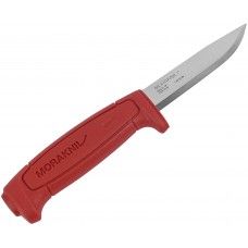 Нож Morakniv Basic 511 (углеродистая сталь, красный)