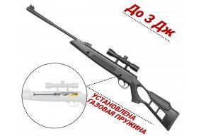 Пневматическая винтовка Hatsan Striker Edge (с газовой пружиной, 4.5 мм, 3 Дж, пластик)