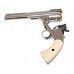Пневматический револьвер ASG Schofield 6 Silver & Ivory Grip 4.5 мм (пулевой, S&W)