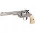 Пневматический револьвер ASG Schofield 6 Silver & Ivory Grip 4.5 мм (пулевой, S&W)