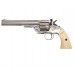 Пневматический револьвер ASG Schofield 6 Silver & Ivory Grip 4.5 мм (пулевой, S&W)